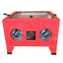 [US Warehouse] 25 Gallon Steel Bench Top Air Sandblasting Machine with Organic Glass Observation Cover